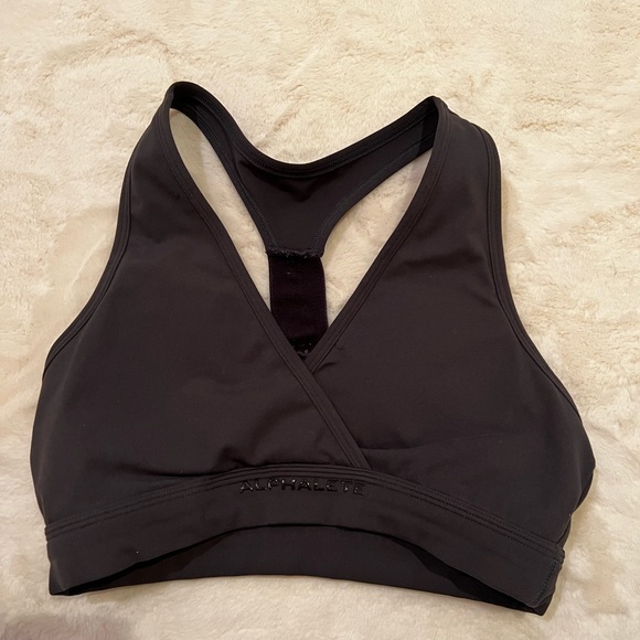 Alphalete Women's Charcoal Sports Bra - Picture 1 of 7